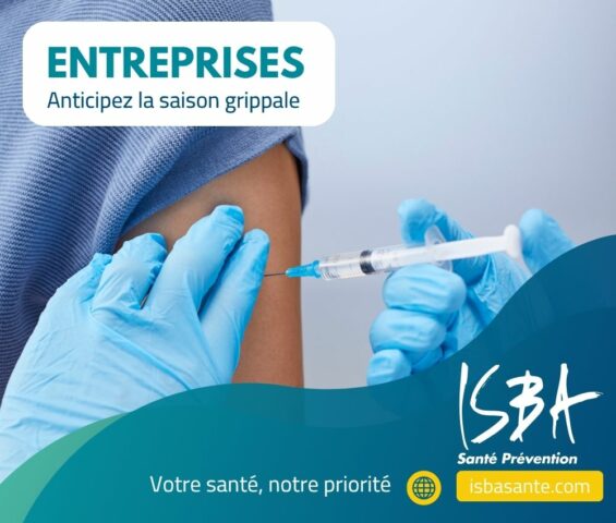 Vaccination en entreprise par ISBA Santé Prévention